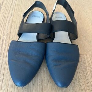 Camper Women's Black Leather flats